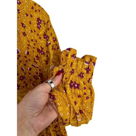 Roller Rabbit Yellow Rhone Anthropologie Mini Dress - Size S - Picture 7 of 8